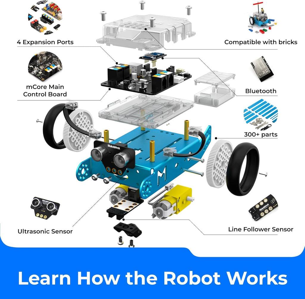 Mbot STEM Coding Toys Robotics for Kids Ages 8-12