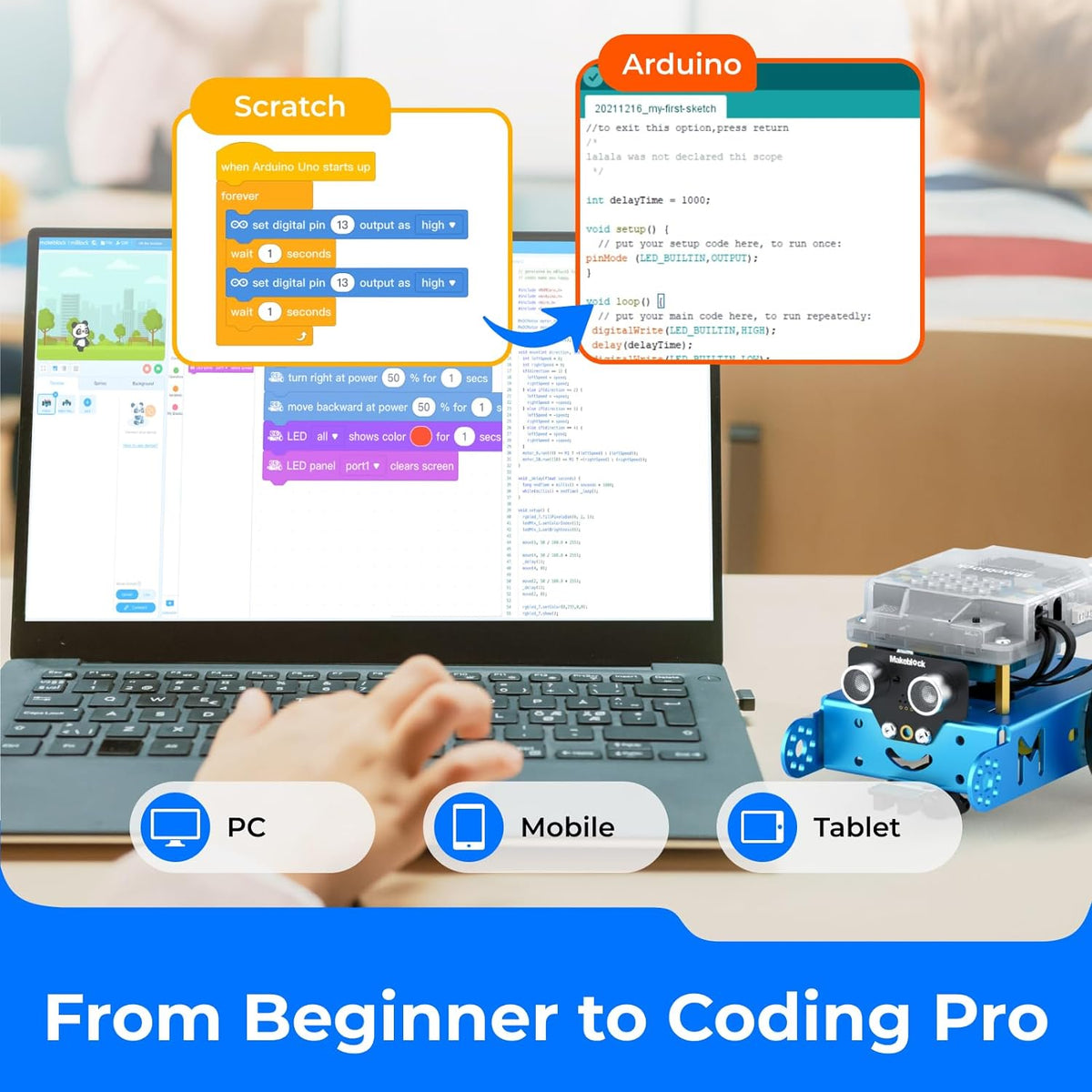 Mbot STEM Coding Toys Robotics for Kids Ages 8-12
